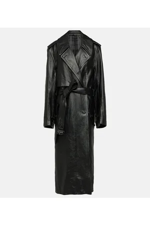 Balenciaga Trenchcoat Cocoon aus Leder