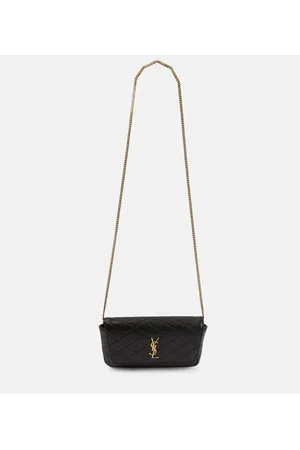 Saint Laurent Clutch Gaby aus Leder