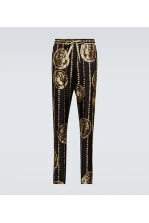 Dolce & Gabbana Gerade Hose aus Seide