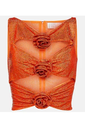 GIUSEPPE DI MORABITO Verziertes Cropped-Top