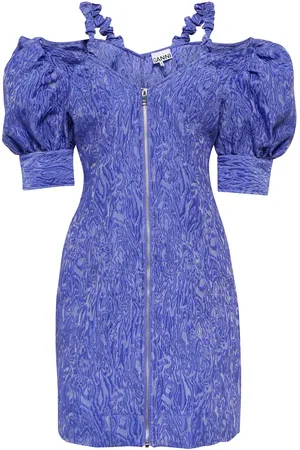 Ganni Minikleid aus Jacquard