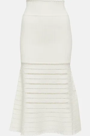 Victoria Beckham High-Rise-Midirock