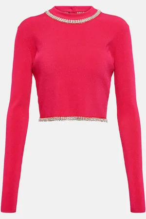 Paco rabanne Verziertes Top aus Rippstrick