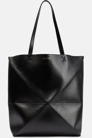 Loewe Tote Puzzle Fold Large aus Leder