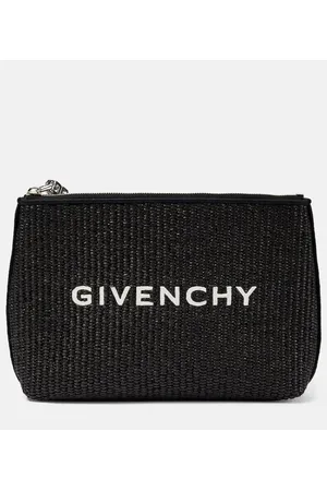 Givenchy Clutch aus Raffiabast