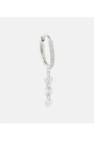 PERSÉE Persée Einzelner Ohrring aus 18kt Weißgold mit Diamanten