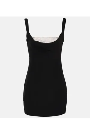 Roland Mouret Verziertes Minikleid aus Wolle und Seide
