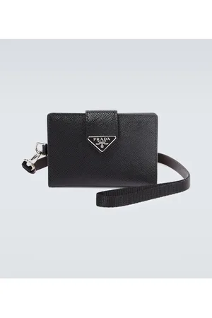 Prada Kartenetui aus Saffiano-Leder