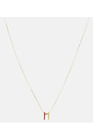 PERSÉE Persée Halskette aus 18kt Gelbgold mit Emaille