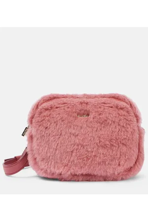 Max Mara Schultertasche Small aus Teddyfleece