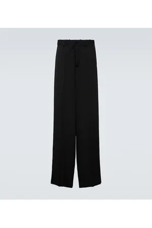 Balenciaga Weite Hose aus Wolle