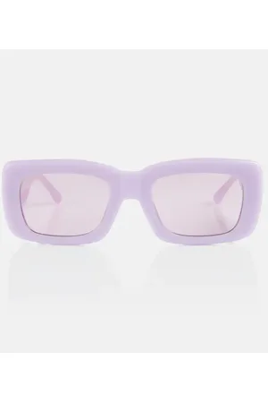 The Attico X Linda Farrow eckige Sonnenbrille Marfa