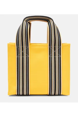 Loro Piana Tote The Suitcase Stripe Mini aus Canvas