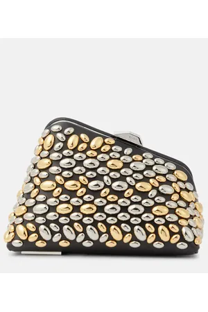 The Attico Verzierte Clutch Midnight Mini