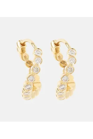 SOPHIE BILLE BRAHE Ohrringe Petite Courant aus 18kt Gelbgold mit Diamanten