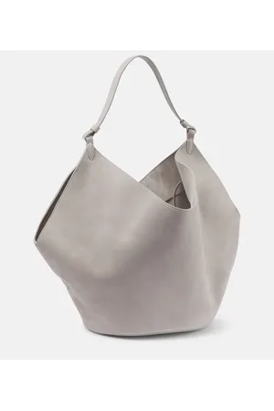 Khaite Tote Lotus Medium aus Veloursleder