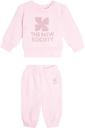 The New Society Baby Jogginganzug Ontario aus Baumwoll-Jersey