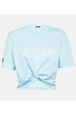 VERSACE Cropped-Top 1978 Re-Edition aus Baumwolle