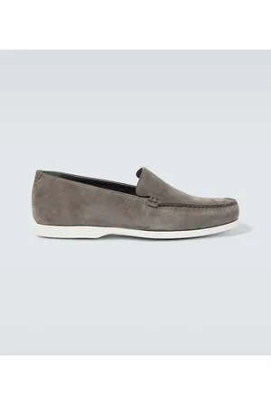 Manolo Blahnik Slip-Ons Monaco aus Veloursleder