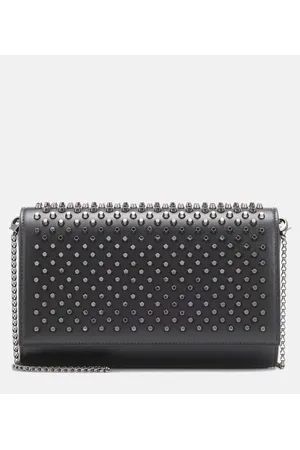 Christian Louboutin Verzierte Clutch Paloma aus Leder