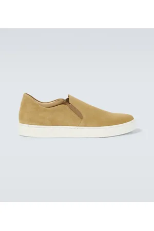 Manolo Blahnik Slip-Ons Nadores aus Veloursleder