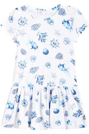 MONNALISA Kleid aus einem Baumwollgemisch