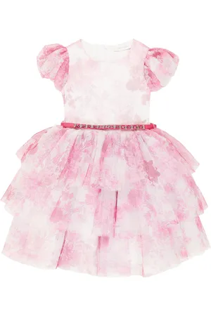 MONNALISA Verziertes Kleid aus Tüll