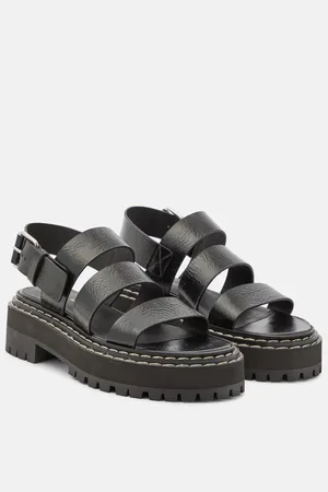 Proenza Schouler Sandalen Lug aus Leder
