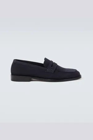 Manolo Blahnik Loafers Perry aus Veloursleder