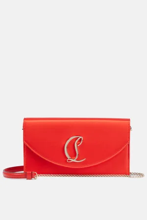 Christian Louboutin Clutch Loubi54 Small aus Satin