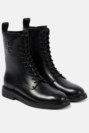 Tory Burch Schnürstiefel aus Leder