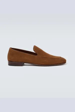 Manolo Blahnik Slip-Ons Truro aus Veloursleder