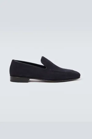 Manolo Blahnik Slip-Ons Truro aus Veloursleder
