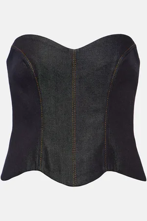 AYA MUSE Bustier-Top Hyn aus Denim