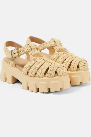 Prada Plateausandalen Monolith
