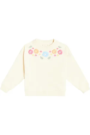Louise Misha Besticktes Sweatshirt Rosalia aus Baumwolle