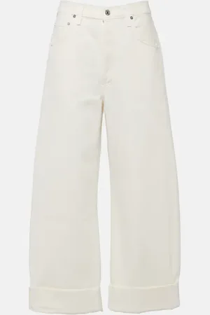 Citizens of Humanity Mid-Rise Wide-Leg Jeans Ayla