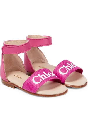 Chloé Chloé Kids Baby Sandalen mit Leder