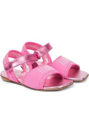 Maison Margiela Sandalen mit Metallic-Leder