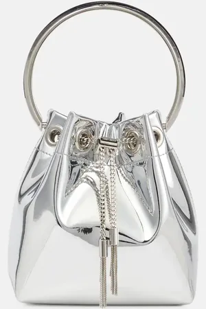 Jimmy Choo Bucket-Bag Bon Bon aus Lacklederimitat