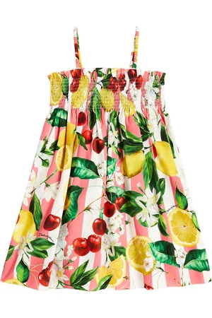 Dolce & Gabbana Bedrucktes Kleid aus Baumwolle