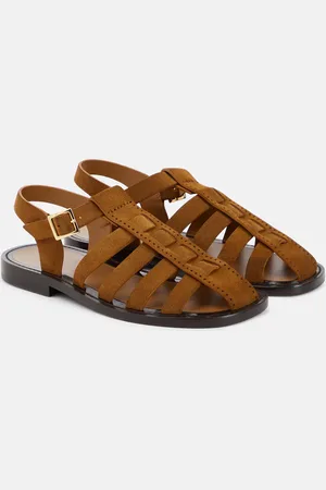 The Row Sandalen Pablo aus Veloursleder
