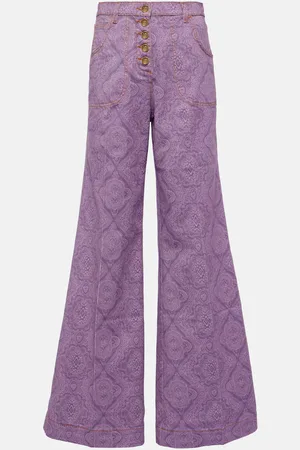 Etro Bedruckte Flared Jeans