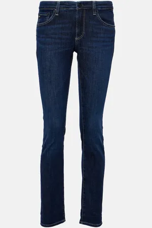 AG Jeans Mid-Rise Skinny Jeans Prima