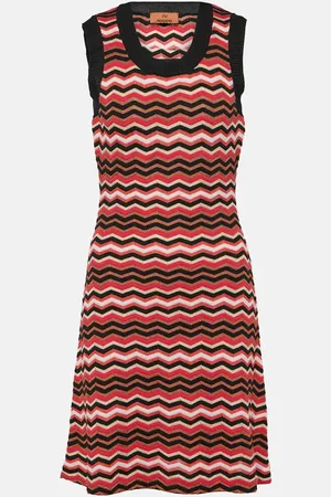 Missoni Minikleid aus Häkelstrick