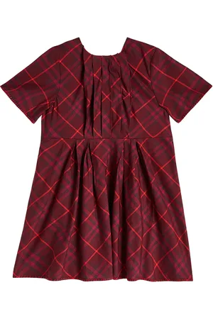 Burberry Kleid Burberry Check aus Baumwolle