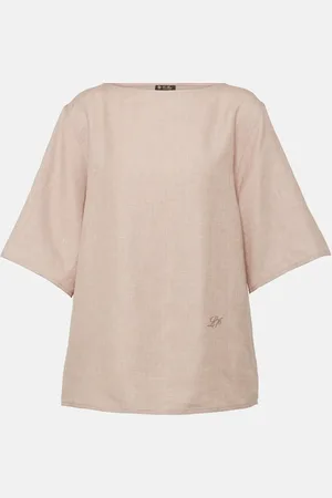 Loro Piana Top aus einem Leinengemisch