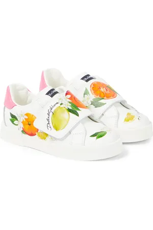 Dolce & Gabbana Bedruckte Sneakers aus Leder