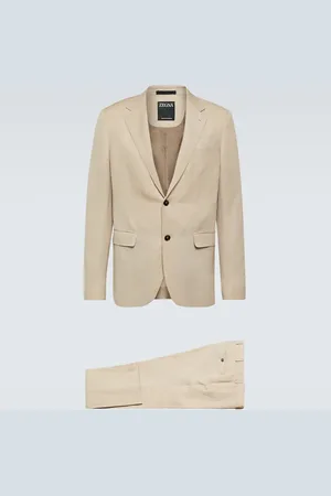 Ermenegildo Zegna Anzug aus Wolle und Leinen