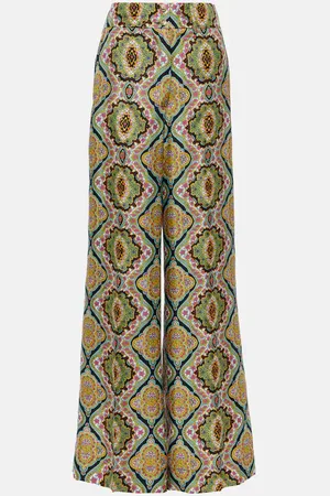 Etro Weite Hose aus Seide